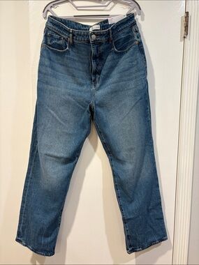 Loft Women’s The Straight High Rise Curvy Regular 31/12 Jeans Zipper Fly NWT
